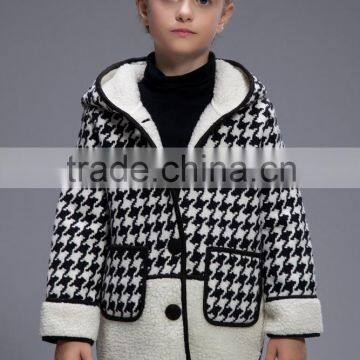 Beautiful New Design Baby Girl Winter Coat Western Style Fashion Girl Winter Coat