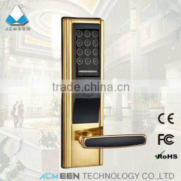 Zinc alloy electronic capacitance code door lock