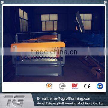 high qualiity with CE&ISO, c10c21 double plates roll forming machine in Hebei