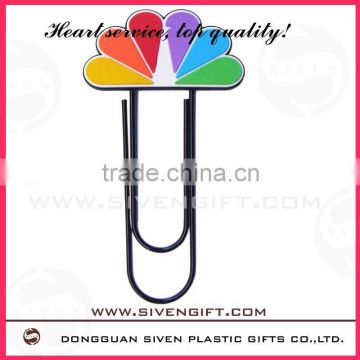 OEM cartoon pvc paper clip for promotion gift