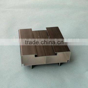 black anodized aluminum profile for LED