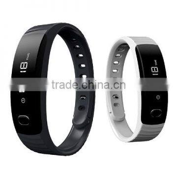2016 Fashion smart sports wrist band bracelet with Bluetooth 4.0, pedometer, health sleeping monitoring for Android IOS Phone