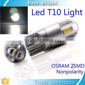 Auto led light china 2016 new products 2SMD T10 5w5 bulbs led light T10 car led