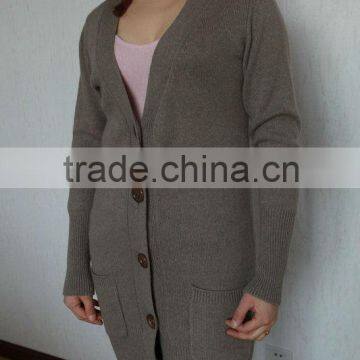 Women Fashion pure cashmere cardigan