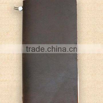 Leather travel book similar Midori leather writing book