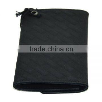 Folding Stud Genuine Leather Wallet With Engraved Badge photo-3