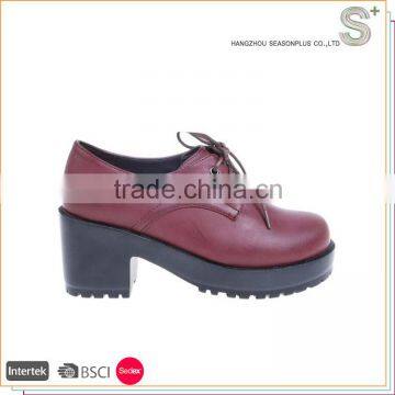 Hot selling good reputation high quality red pu pumps shoes