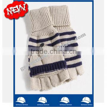 wholesale china hand gloves manufacture supplier stripes women winter gloves