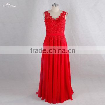 RSE719 Sexu Back Open Evening Dress Red Sexy Mature Party Dress