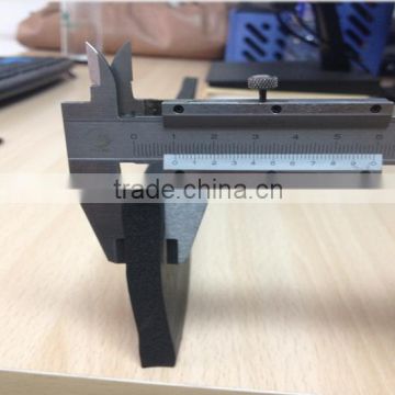 tubular foam rubber square edge/EPDM dense strips/edge trim seals