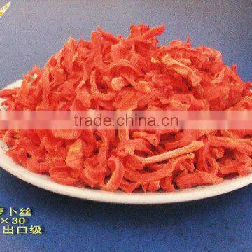 dried carrot strip 3x3x20mm from China