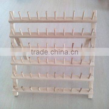 hot new product !!!  china supplier practical wood thread rack
