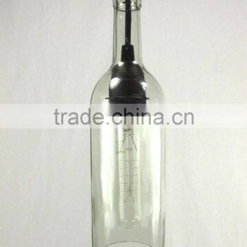 Decorative Wine Glass Bottle With Pendant Lamp-Bar/Club/Restaurant Counter Light photo-2