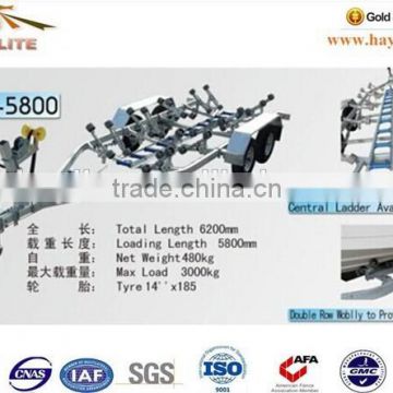 Boat trailer iso 9001 heavy duty galvanized haylite-5800