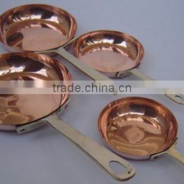 Copper Kitchenware Pan with optional Tin Lining Lacquered