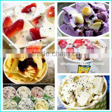 single pan thailand roll fried ice cream machine