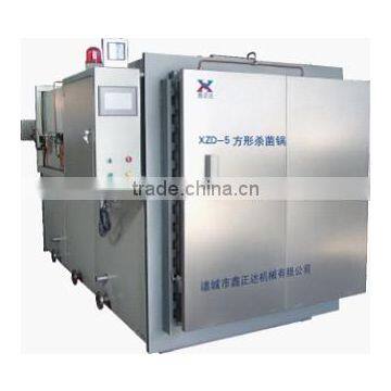 hot water spray autoclave with square dimension