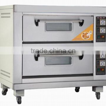 2 layer 4 trays electric steel pizza oven