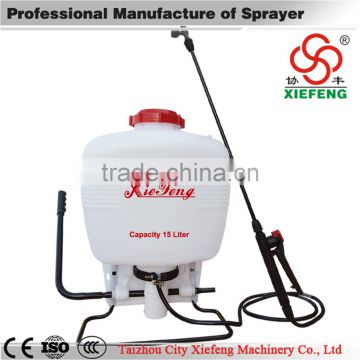 Hot sale 15L plastic manual motorized knapsack sprayer hand spprayer