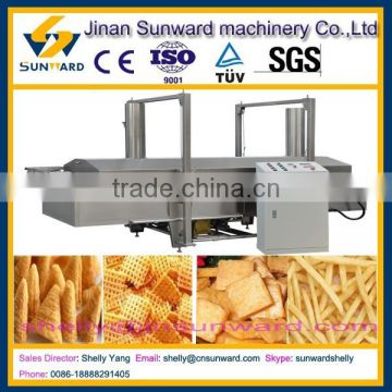 High quality large output hot sale continuous fryer