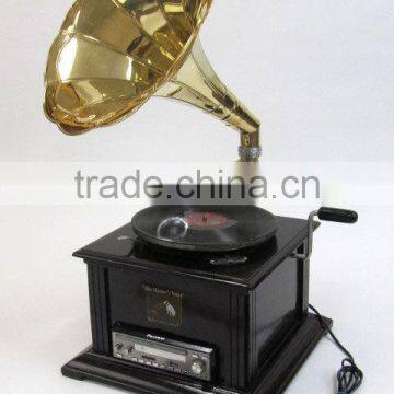 Antique Gramophone with built in MP3 Music Player