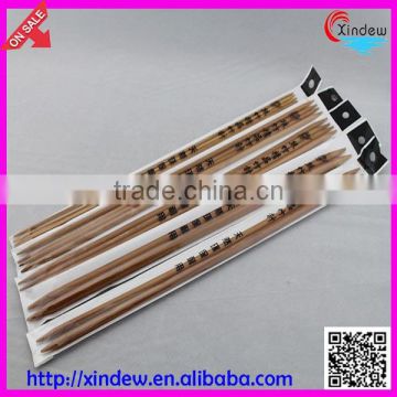 35 cm carbonized bamboo knitting needle in OPP bag