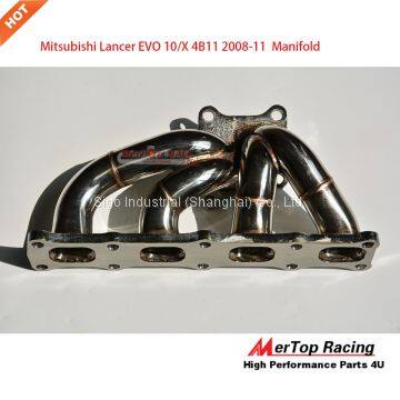 Mertop Evolution Evo10 EVO X 4B11 Stainless Steel Equal Length Turbo Manifold photo-2