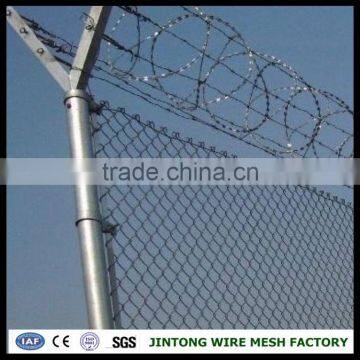 iron fence post,woven wire mesh,diamond fence with razor wire