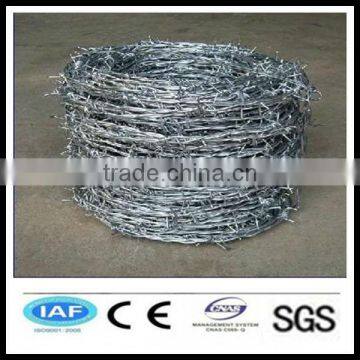 wholesale China CE&ISO certificated cheap barbed wire(pro manufacturer)