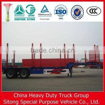 Sitong Factory: Wood Transport Low Loader Axle Trailer photo-6