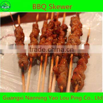 eco-friendly round bamboo barbecue sticks