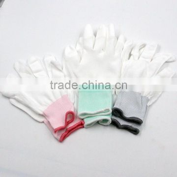 High Quality Cleamroom Safety Gloves PU Knitted Nylon Anti-static Carbon Fiber Gloves