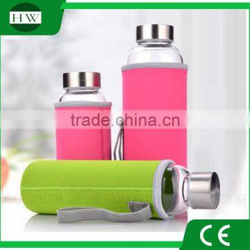 Transparent Glass Cup With Lid Seal Leak Resistant Glass Creative Portable Sports Cups Hot Resistant Glass Cup photo-4