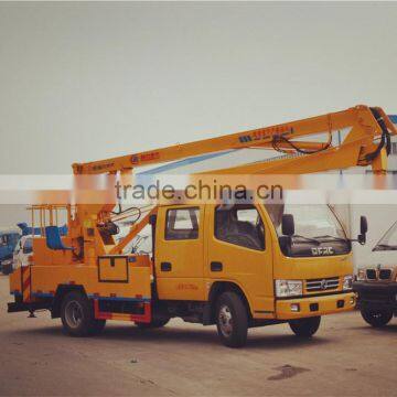 Dongfeng 95HP Hydraulic Cage Lift Truck High Rise Work Platform Truck photo-4