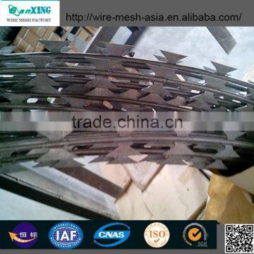 Galvanized Steel Plate Razor Barbed Wire For Sentries and Defence photo-3