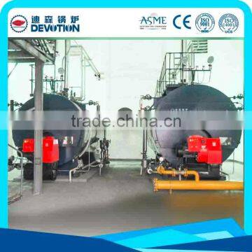 Automatic operation oil gas fired 1 ton steam boiler