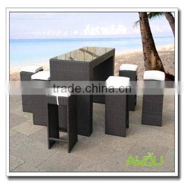 Popular Bar Furniture,7 Piece Wicker Popular Bar Furniture