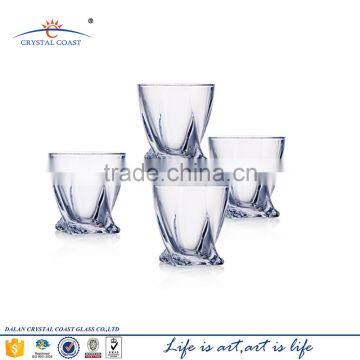 2015 New Design Promotional cheap clear drinking glass whisky tumbler/glass cup