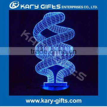 Acrylic Table Light Colorful 3D LED Lamp photo-2