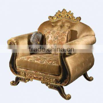 Retro Style Living Room Sofas, Hand Painting Chesterfield Sofa Set, Classic Wood Carving Living Rroom Furniture Set photo-4