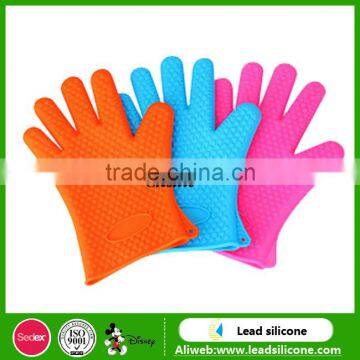 Popular Wholesale Non-Stick Silicone BBQ Cooking Gloves , Waterproof Gloves photo-3