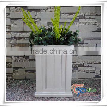 Fiberglass Outdoor Decorative Patio Planter Balcony Flower Pot photo-2