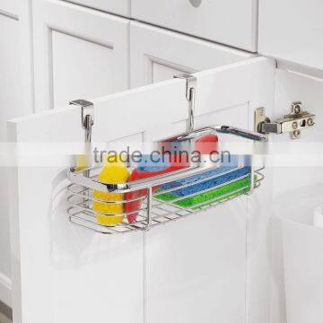 Metal Storage Organizer Basket Over the Cabinet Door Storage Basket photo-2