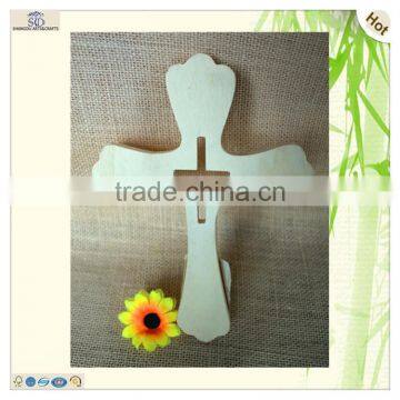 sale kids shaped hollow cutting design wood crosses