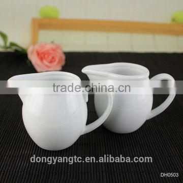 Factory direct wholesale WHITE ceramic or porcelain milk pot