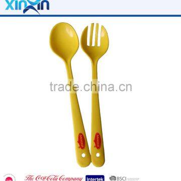 Salad Fork and Spoon , Plastic Pasta Fork and Spoon Set , Spaghetti food fork