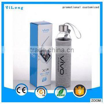 Cheap Promotional Unbreakable Glass Water Bottle Heat-resistant Borosilicate Water Bottle Glass,mineral Water Glass Bottle photo-6