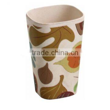 Square Bamboo Fiber To-go Coffee Cup