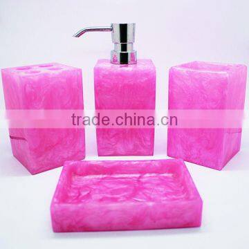 EA0003 red bathroom accessories sets