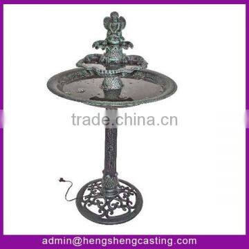 Cast iron decorative garden applicated fountain garden water fountain